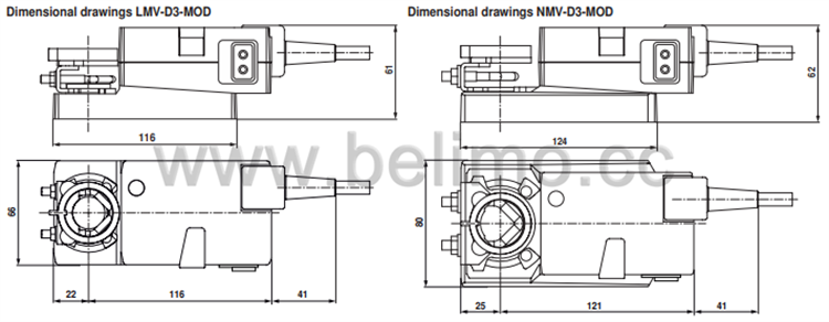 瑞士BELIMO搏力谋 紧凑型控制器 NMV-D3-MOD