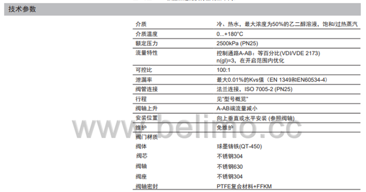 瑞士belimo搏力谋两通法兰座阀 EXT-TI-H640XSP-N