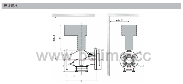 瑞士belimo搏力谋两通法兰座阀 EXT-TI-H640XSP-N