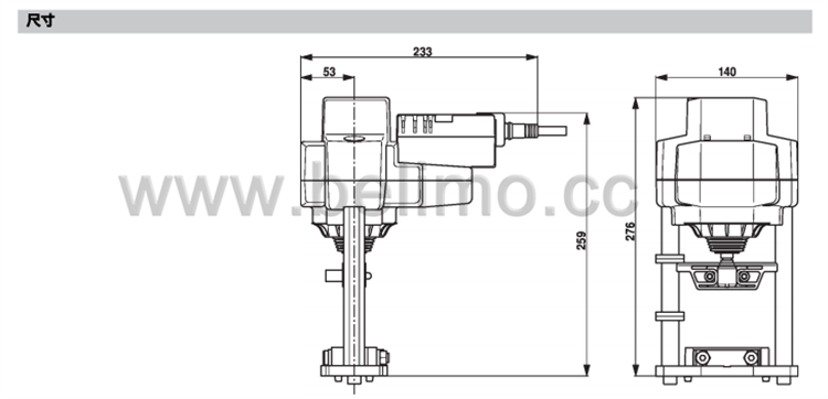 调节型座阀执行器RV24A-SZ