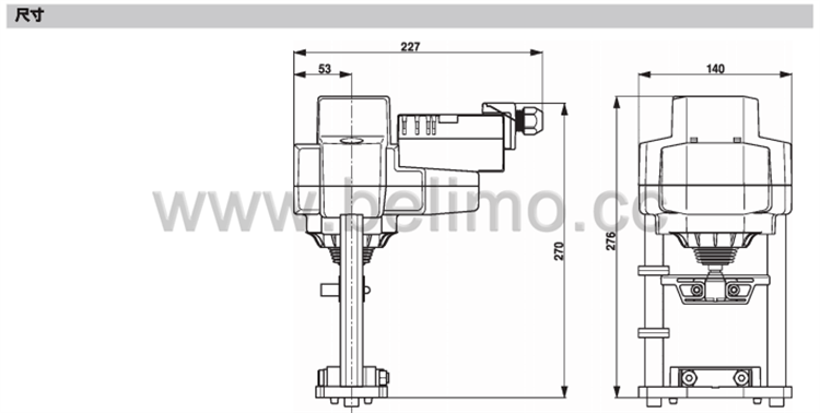 调节型座阀执行器EV24A-MP-TPC