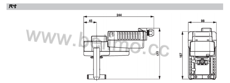 调节型座阀执行器EVK24A-MP-TPC