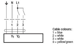 AV230-3-R电动执行器接线图