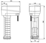 AV230-3-R电动执行器尺寸图