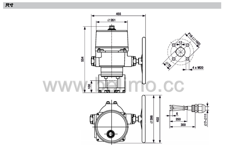 瑞士BELIMO搏力谋 电动蝶阀执行器 SY12-230A-MF-T