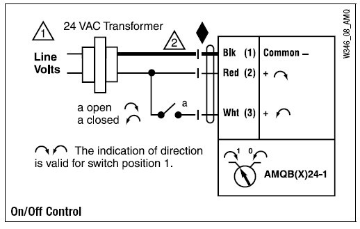 AMQB24-1电动执行器接线图