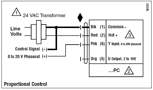 AMX24-PC风门执行器接线图
