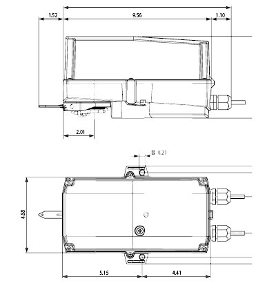 AMX24-MFT电动执行器尺寸图