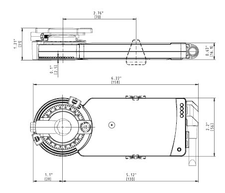 CMB120-3电动执行器尺寸图