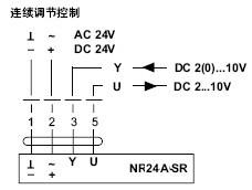 NR24A-SR球阀执行器接线及安装图